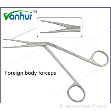 Otoscopie Instruments chirurgicaux Oreille Forceps pour corps étranger